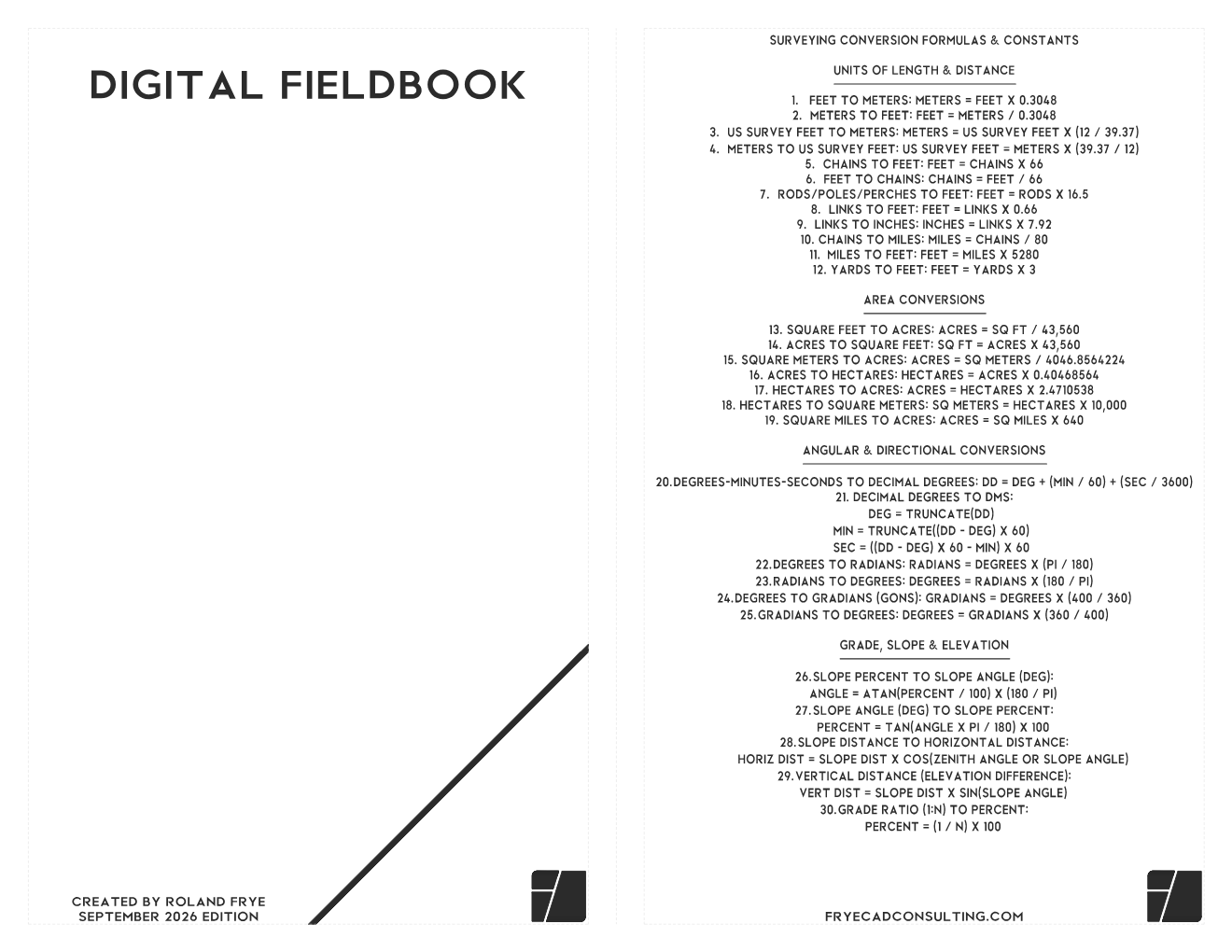 Digital Fieldbook